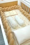  Set Quây Sam Xoắn Nhung 3 Sợi Cũi Giường Cho Bé HV Bedding (A) 