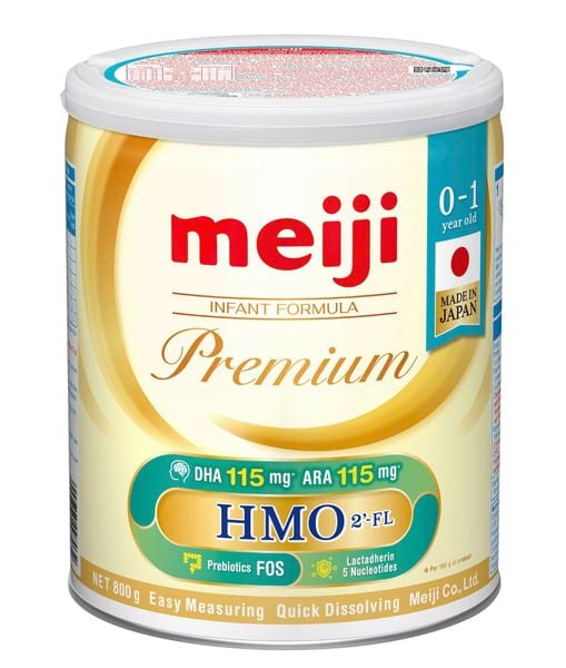  Sữa Meiji Premium HMO Số 0 Cho Bé Từ 0-1 Tuổi (800g) 