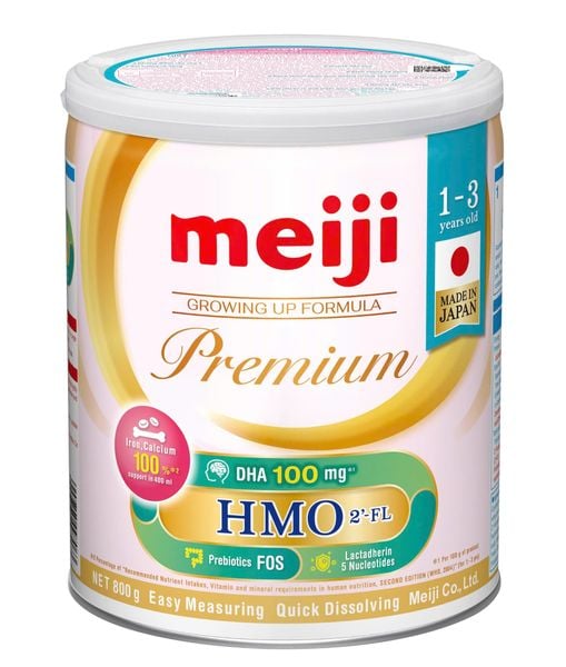  Sữa Meiji Premium HMO Cho Bé Từ 1-3 Tuổi (800g) 