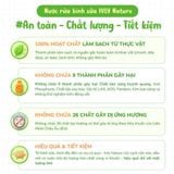  Nước rửa bình tạo bọt IVLY NATURE (500ml) 