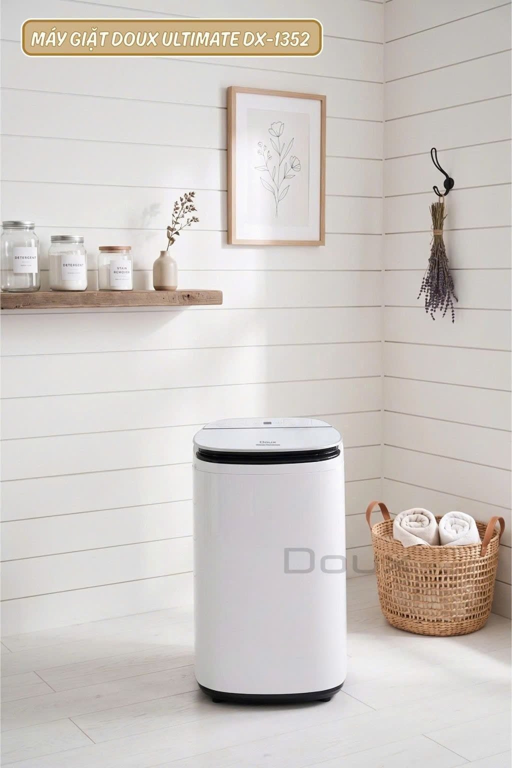  Máy Giặt Sấy Nước Nóng Doux Ultimate DX-1352 