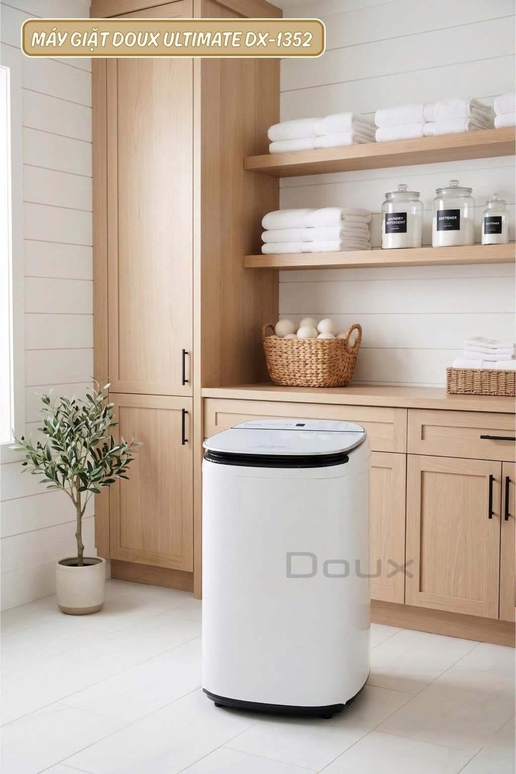  Máy Giặt Sấy Nước Nóng Doux Ultimate DX-1352 