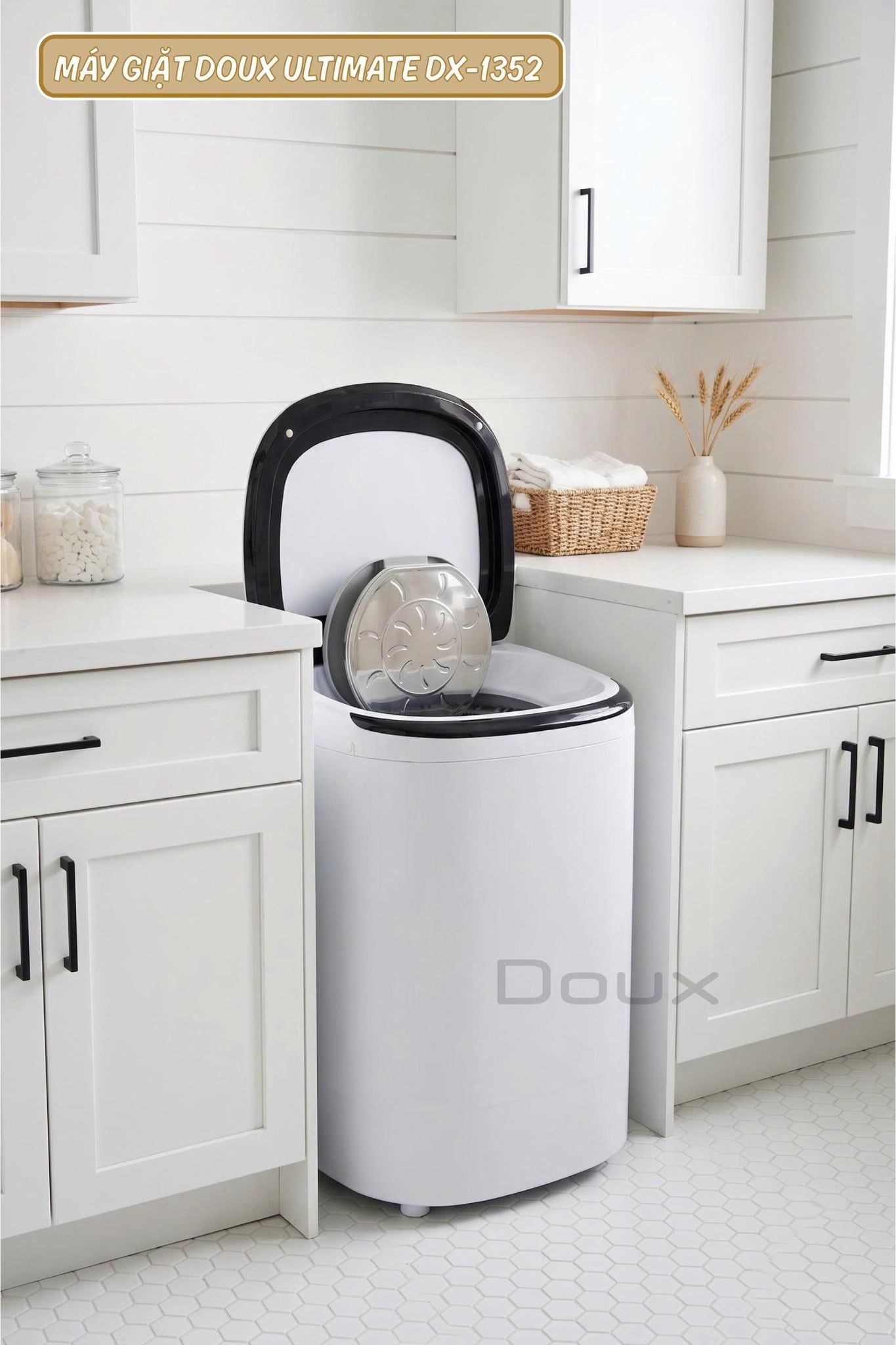  Máy Giặt Sấy Nước Nóng Doux Ultimate DX-1352 