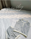  Bộ ba lỗ cotton thông hơi Cottis mùa hè cho bé Pure Play 
