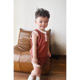  Bộ ba lỗ cotton thông hơi Cottis mùa hè cho bé Pure Play 