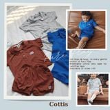  Bộ đồ bé trai cotton thông hơi Cottis – Set áo polo & quần short hè cho bé 1–5 tuổi – BST Pure Play 