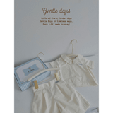  Set bé trai Cottis áo cổ bẻ quần short phong cách công tử Gentle Days 
