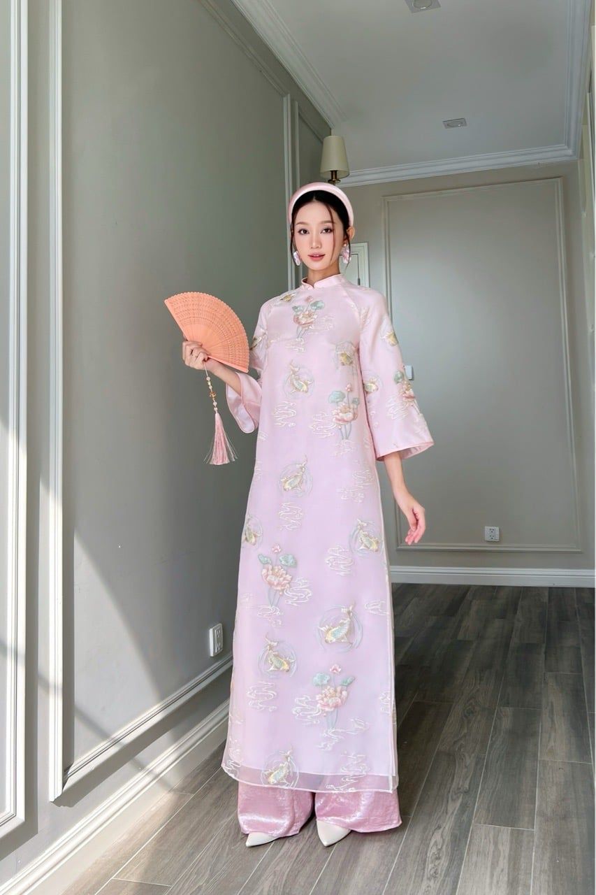  Áo dài Hồng Ngư Vũ (không kèm quần) 