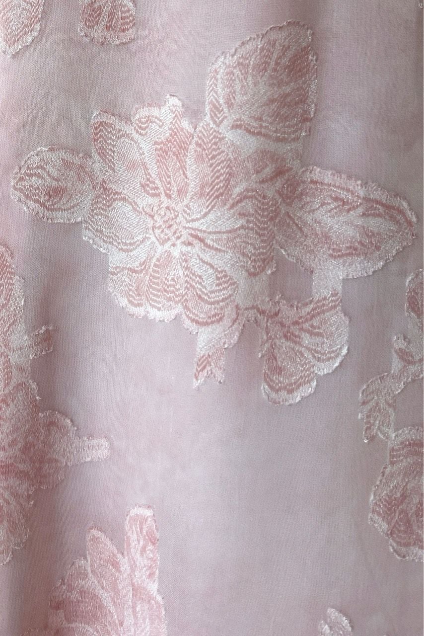  (MỚI) Đầm yếm chít li vai tơ gân Hồng 