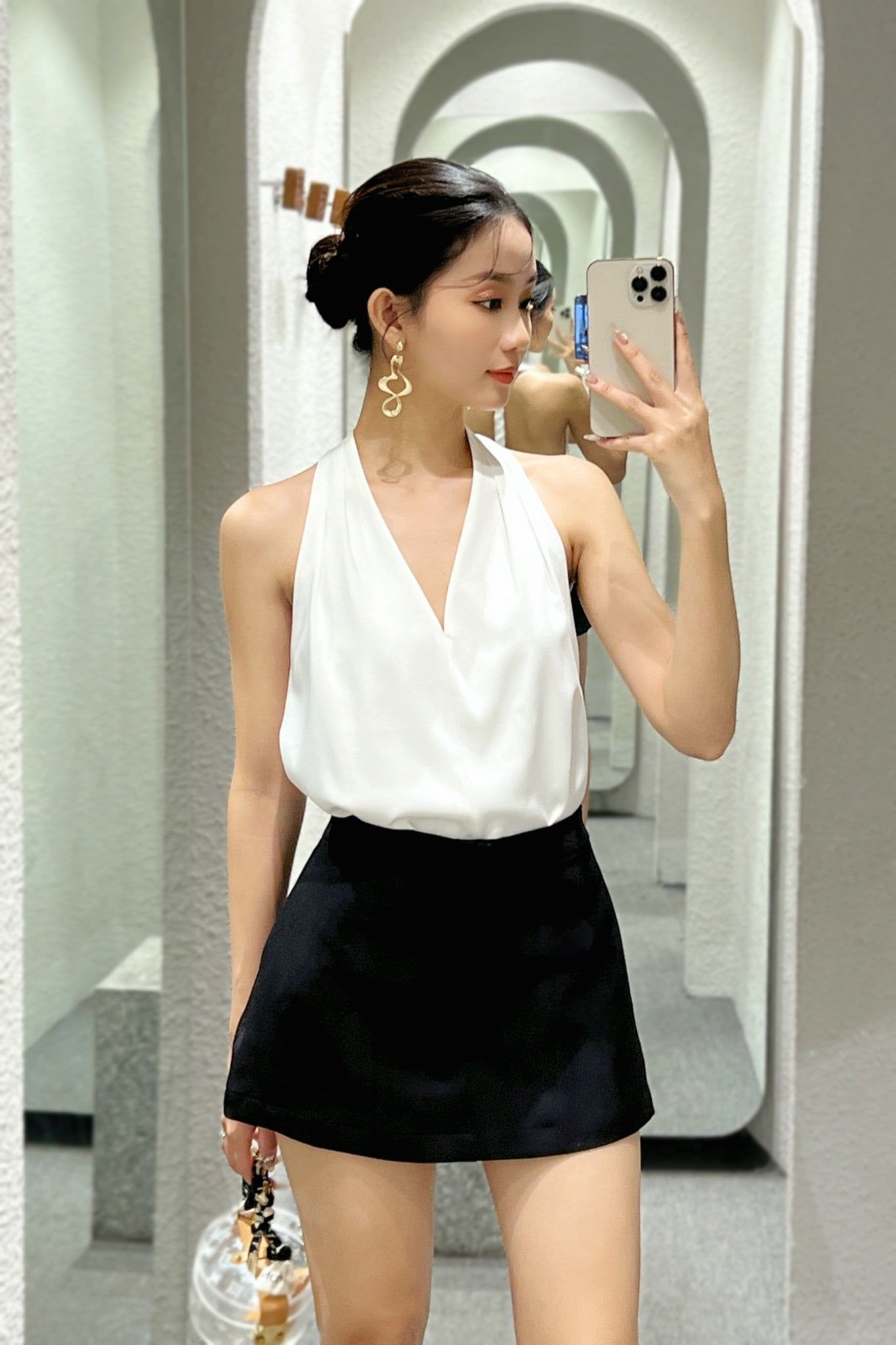  Quần short váy 