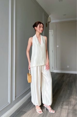  (MỚI) Quần harem Kem 