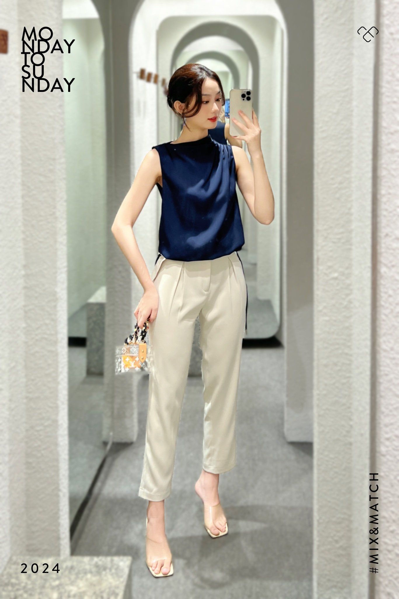  Quần tây thắt dây 