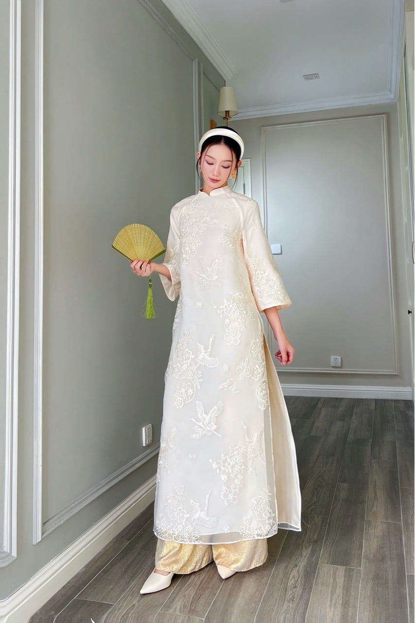  Set Áo dài Tuyết Điểu (đã kèm quần) 