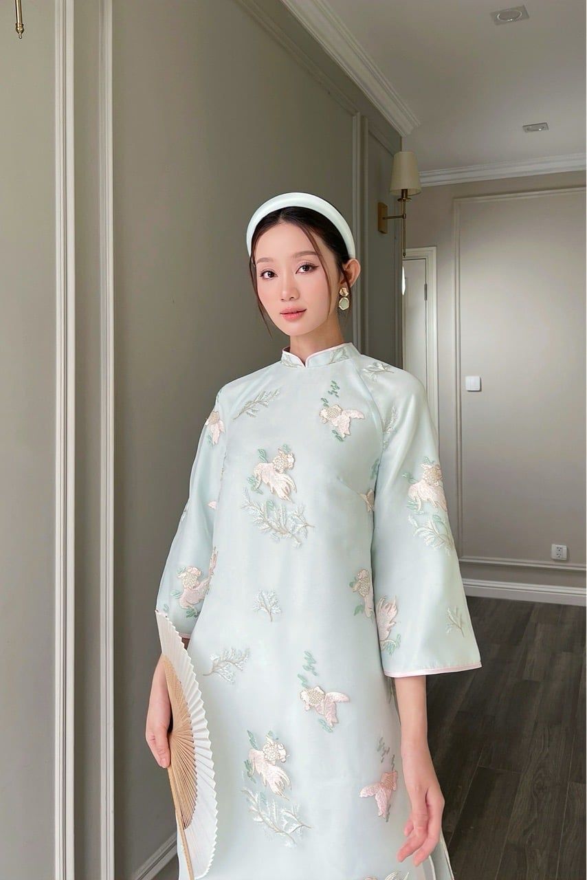  Set Áo dài Bách Ngư Vũ (đã kèm quần) 