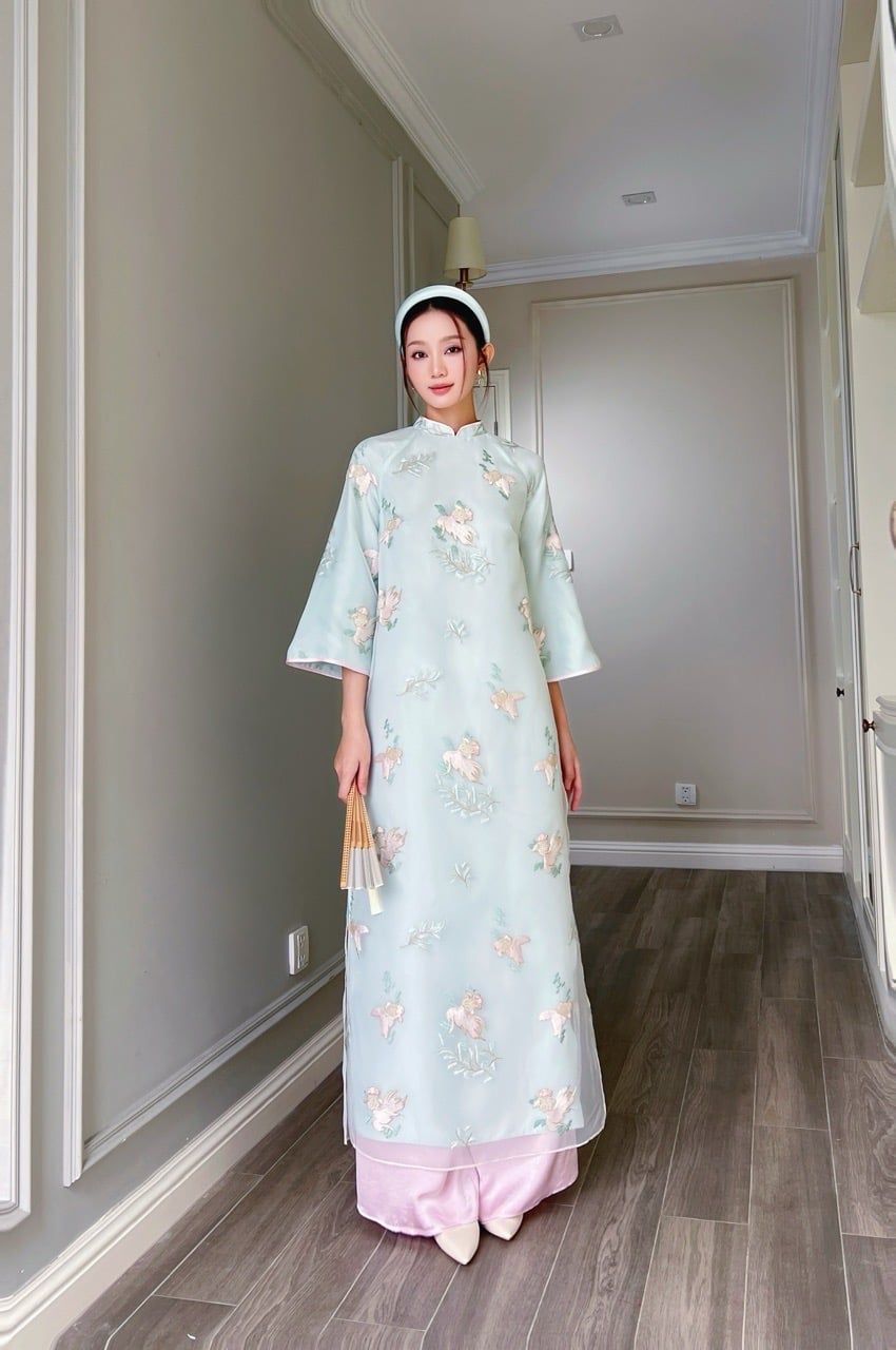  Set Áo dài Bách Ngư Vũ (đã kèm quần) 