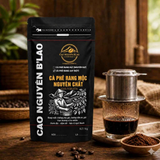  Cà phê Robusta nguyên chất rang mộc 1kg - Cao Nguyên B'Lao Coffee 