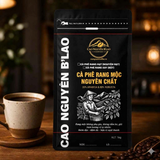  Cà phê Robusta Arabica blend (8:2) rang mộc 1kg - Cao Nguyên B'Lao Coffee 