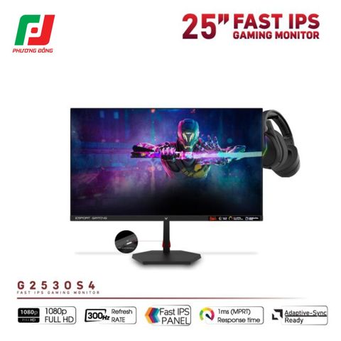  MÀN HÌNH VSP GAMING G2530S4 (25INCH/ FAST IPS/ FHD/ 300HZ/ 1MS/ FREESYNC, ADAPTIVE-SYNC) 