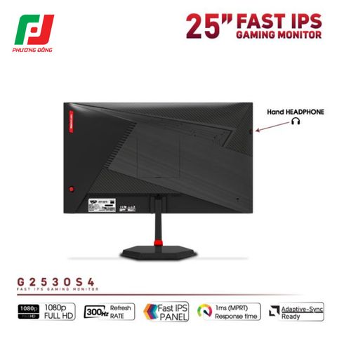  MÀN HÌNH VSP GAMING G2530S4 (25INCH/ FAST IPS/ FHD/ 300HZ/ 1MS/ FREESYNC, ADAPTIVE-SYNC) 