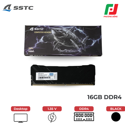 RAM DESKTOP SSTC 8GB/16GB TẢN NHIỆT DDR4 3200MHz 