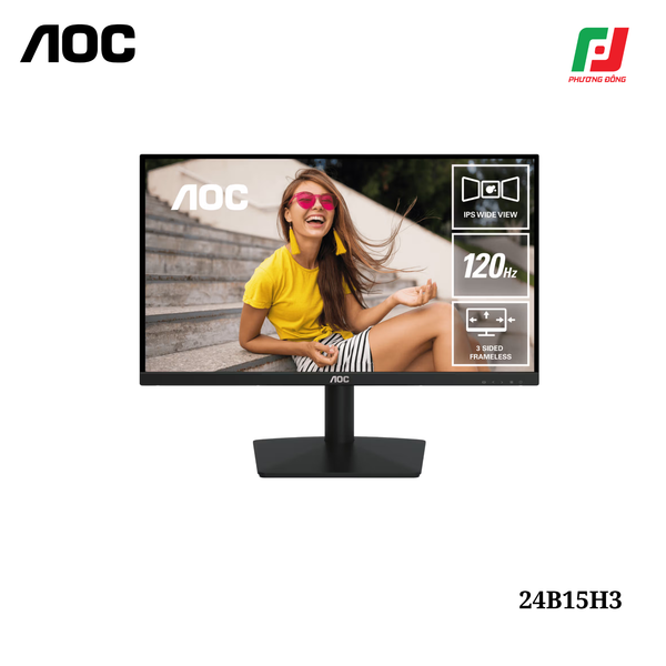  MÀN HÌNH VĂN PHÒNG AOC 24B15H3 (23.8INCH| 120HZ| IPS| FHD) 