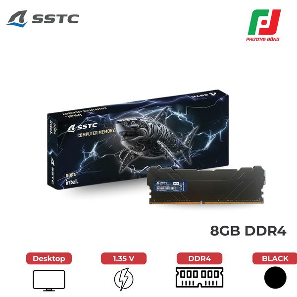  RAM DESKTOP SSTC 8GB/16GB TẢN NHIỆT DDR4 3200MHz 