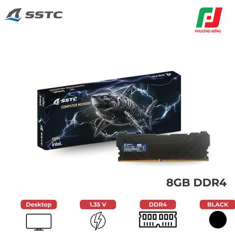  RAM DESKTOP SSTC 8GB/16GB TẢN NHIỆT DDR4 3200MHz 