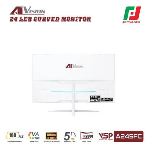  MÀN HÌNH CONG AIVISION A245FC (24INCH/ FHD/ VA/100HZ/ 5MS) 