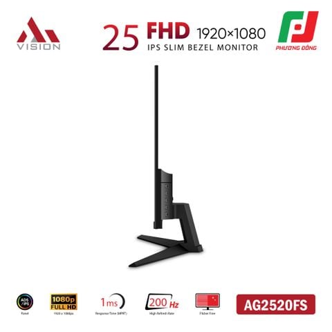  MÀN HÌNH AIVISION AG2520FS (25INCH| ADS-IPS| FHD| 200HZ| 1MS) 