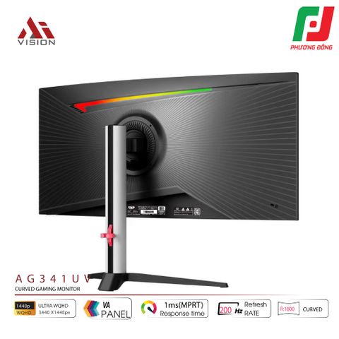  MÀN HÌNH CONG GAMING AIVISION AG341UV (34INCH| ULTRA WQHD| VA|200HZ| 1MS) 