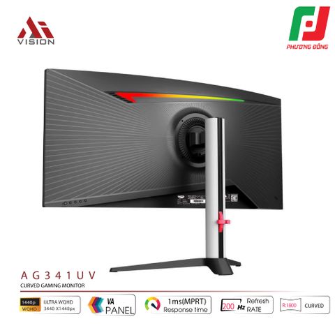  MÀN HÌNH CONG GAMING AIVISION AG341UV (34INCH| ULTRA WQHD| VA|200HZ| 1MS) 