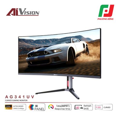  MÀN HÌNH CONG AIVISION AG341UV (34INCH/ UWQHD/ VA/ HDR/ 180HZ) 