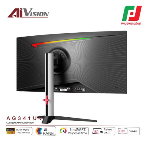  MÀN HÌNH CONG AIVISION AG341UV (34INCH/ UWQHD/ VA/ HDR/ 180HZ) 