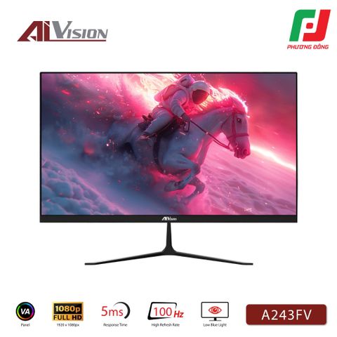  MÀN HÌNH VĂN PHÒNG AIVISION A243FV (24INCH/ VA/ FHD/ 100HZ/ 5MS) 