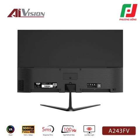 MÀN HÌNH VĂN PHÒNG AIVISION A243FV (24INCH/ VA/ FHD/ 100HZ/ 5MS) 