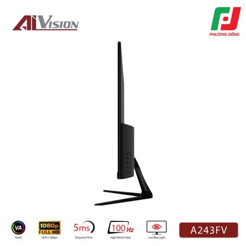  MÀN HÌNH VĂN PHÒNG AIVISION A243FV (24INCH/ VA/ FHD/ 100HZ/ 5MS) 