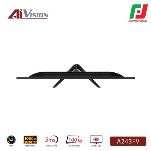  MÀN HÌNH VĂN PHÒNG AIVISION A243FV (24INCH/ VA/ FHD/ 100HZ/ 5MS) 