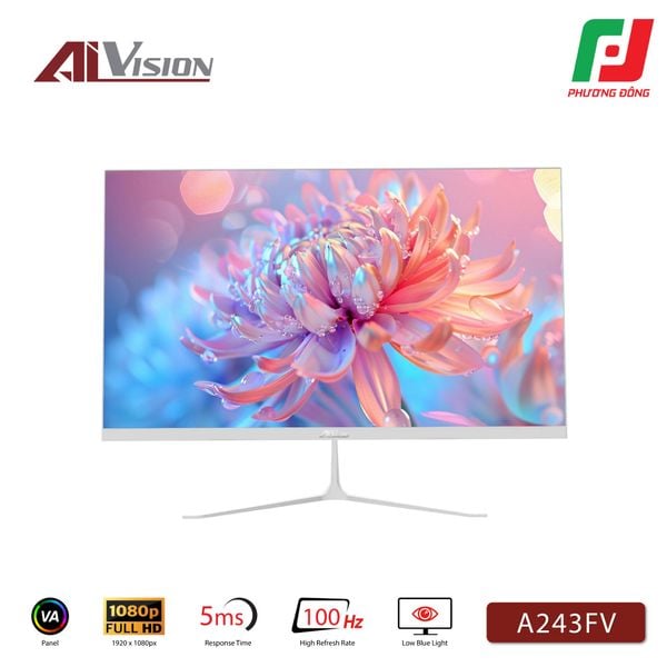  MÀN HÌNH VĂN PHÒNG AIVISION A243FV (24INCH/ VA/ FHD/ 100HZ/ 5MS) 