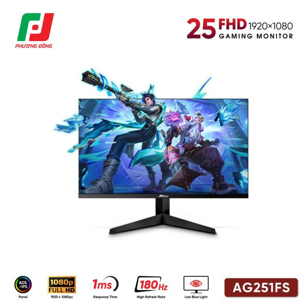  MÀN HÌNH AIVISION AG251FS (25INCH/ IPS/ FHD/ 180HZ/ 1MS) 