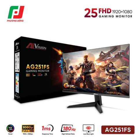  MÀN HÌNH AIVISION AG251FS (25INCH/ IPS/ FHD/ 180HZ/ 1MS) 