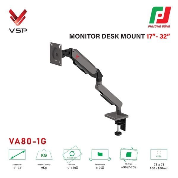 GIÁ ĐỠ MÀN HÌNH VSP VA80-1G (17