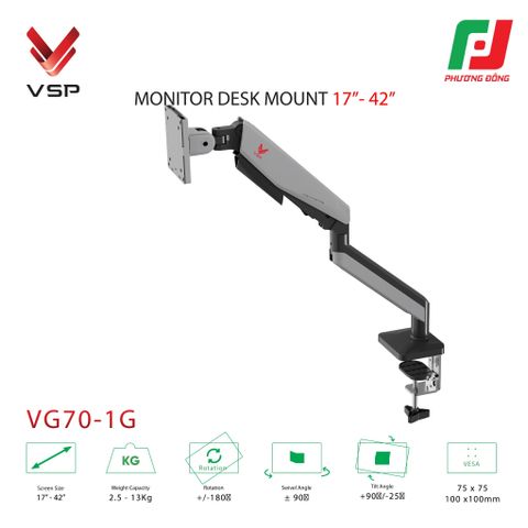  GIÁ ĐỠ MÀN HÌNH - ARM LCD VSP VG70-1G (17