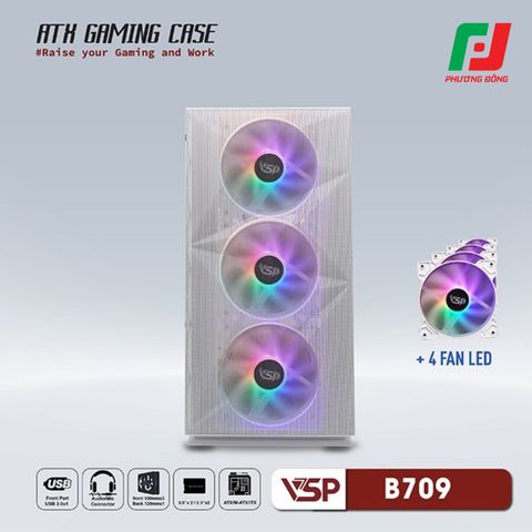  VỎ CASE MÁY TÍNH VSP GAMING MID TOWER B709 