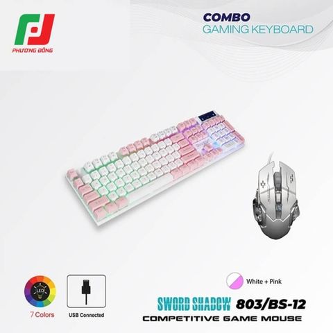  Bàn Phím Giả Cơ Bosston 803 USB – 104 Phím LED 