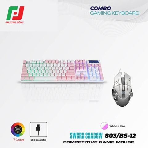  Bàn Phím Giả Cơ Bosston 803 USB – 104 Phím LED 