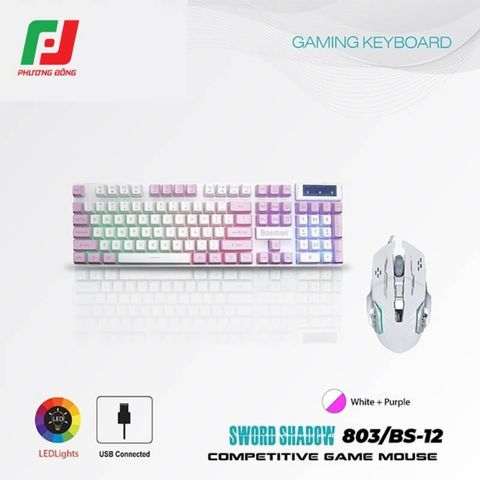  Bàn Phím Giả Cơ Bosston 803 USB – 104 Phím LED 