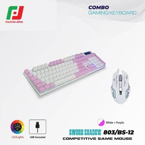  Bàn Phím Giả Cơ Bosston 803 USB – 104 Phím LED 