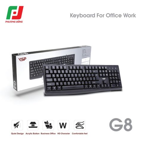  Bàn phím VSP G8 USB Layout 140 Key 
