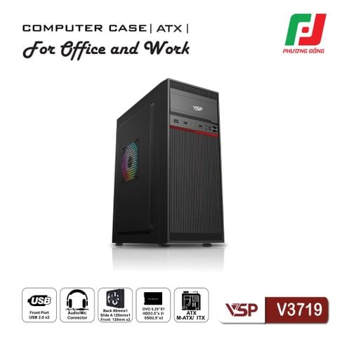 CASE VĂN PHÒNG ATX VSP V3719 