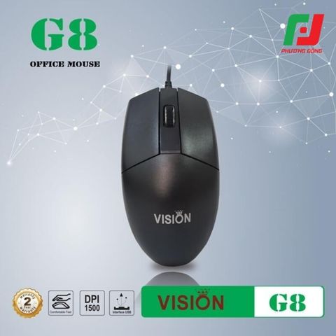  Chuột VSP G8 OFFICE USB – 1500 DPI 